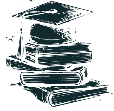 Education books illustration